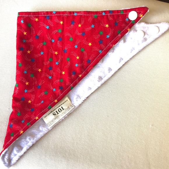 Baby Bandana with Minky-fleece Backing - Picture 3 of 5